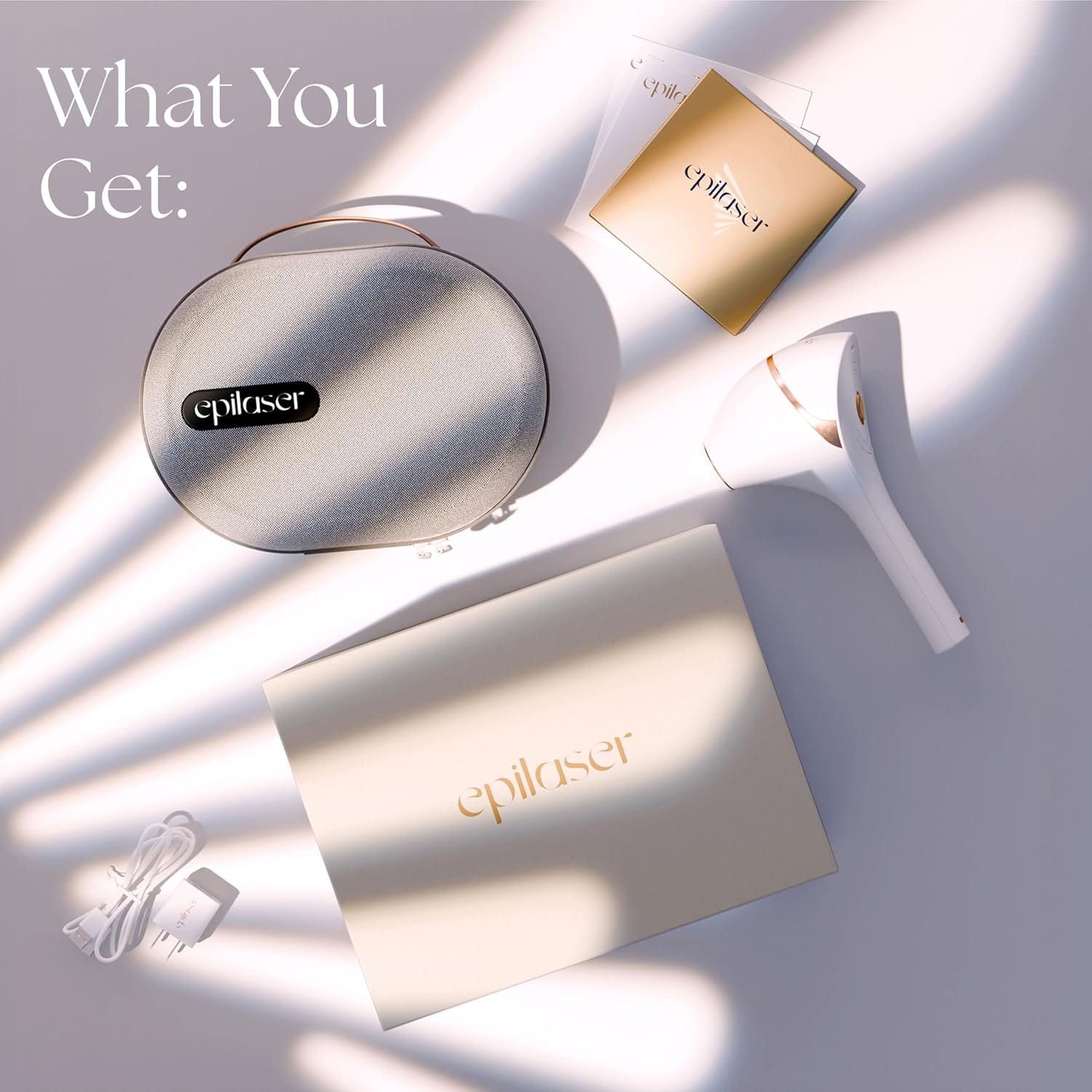 Epilaser 808 with package and travel case