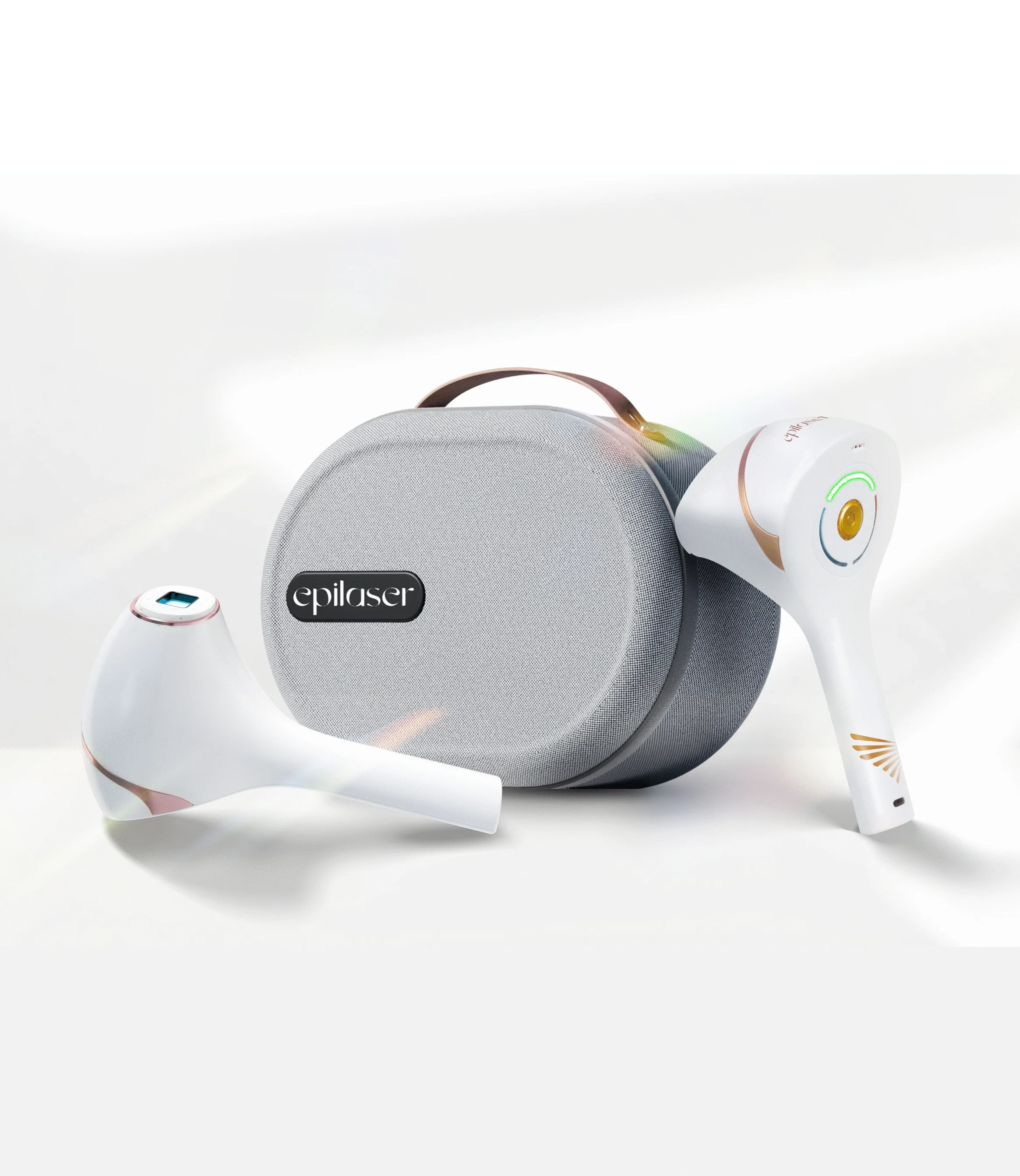 Epilaser devices with case