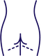 Buttocks icon