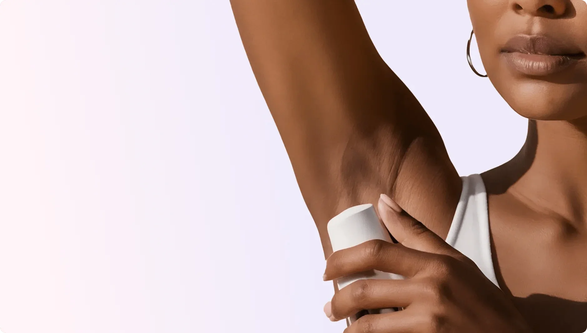 Before and after results of underarm hair removal using Epilaser